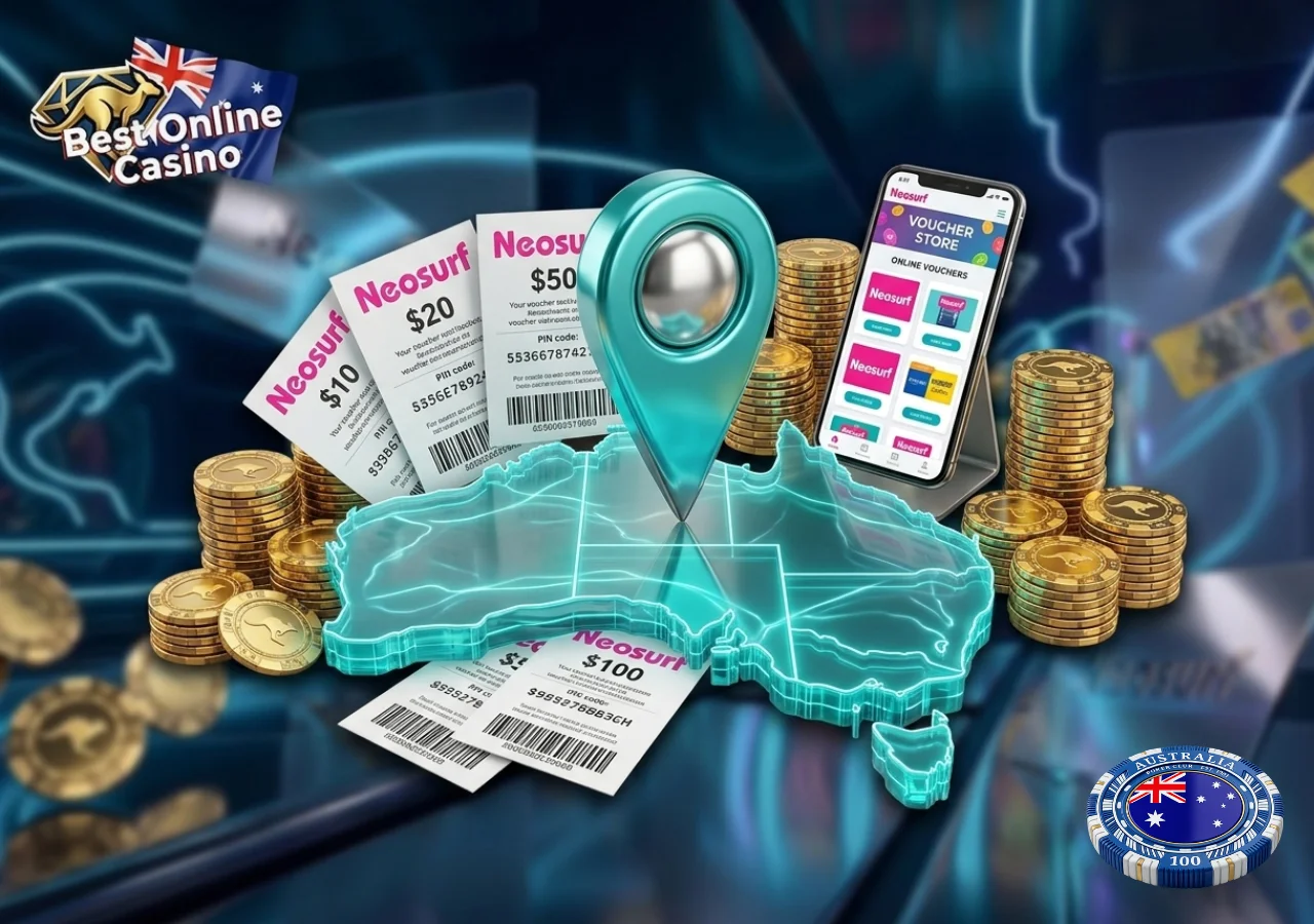 Australian retail outlets and online stores selling Neosurf vouchers
